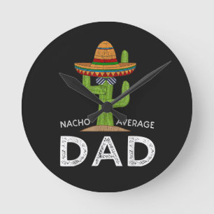Leuke grappige vader grap _ Funny zeggen papa Ronde Klok