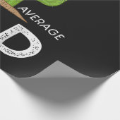 Leuke grappige vadergrap _ Funny Saying Dad Cadeaupapier (Hoek)
