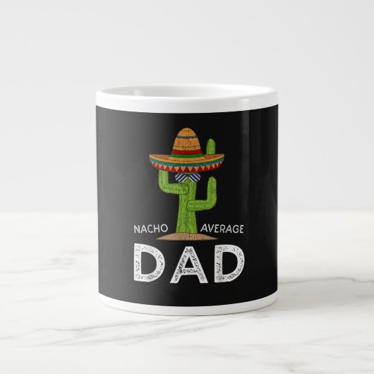 Leuke grappige vadergrap _ Funny Saying Dad Grote Koffiekop (Voorkant)