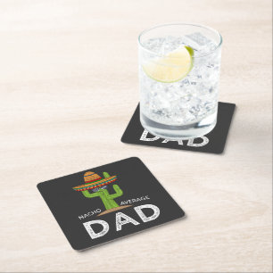 Leuke grappige vadergrap _ Funny Saying Dad Kartonnen Onderzetters