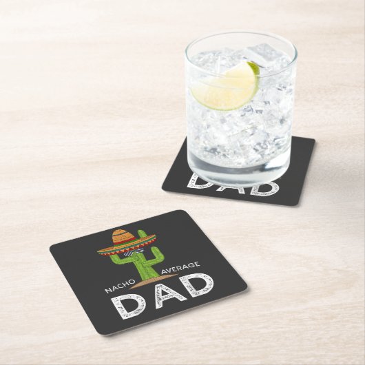 Leuke grappige vadergrap _ Funny Saying Dad Kartonnen Onderzetters (Insitu)