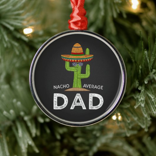Leuke grappige vadergrap _ Funny Saying Dad Metalen Ornament (Boom)