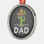 Leuke grappige vadergrap _ Funny Saying Dad Metalen Ornament (Links)