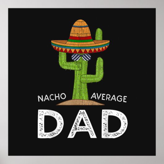 Leuke grappige vadergrap _ Funny Saying Dad Poster (Voorkant)
