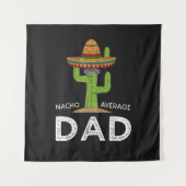 Leuke grappige vadergrap _ Funny Saying Dad Wandkleed (Voorkant)