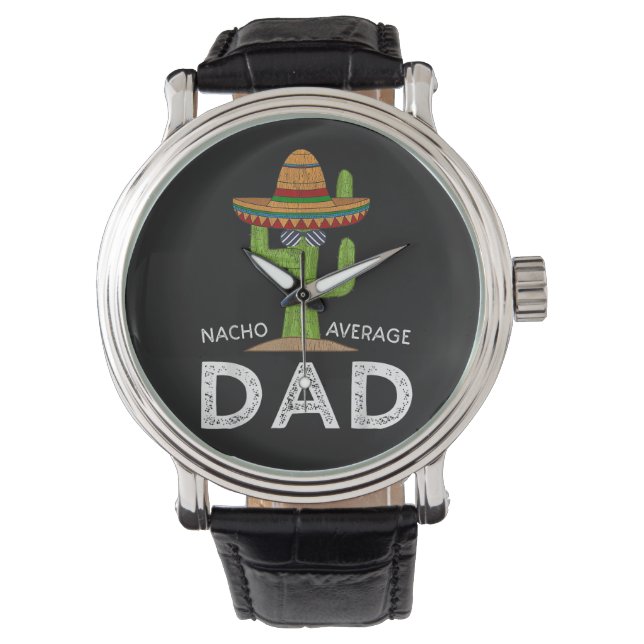 Leuke grappige vadergrap _ Funny zeggen vader Horloge (Voorkant)