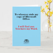 Leuke Grappige Vadergrap Ontwerp Kaart (Gele Bloem)