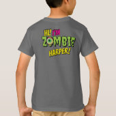 Leuke grappige 'Zombie Ate My Snoep' Halloween T-shirt (Achterkant)