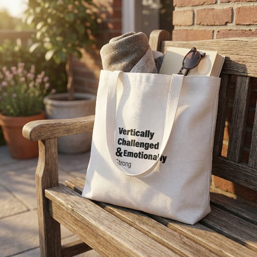 Leuke grappige zwart-wit minimalistische typografi tote bag