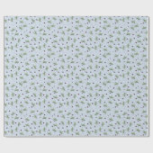 Leuke Grasshopper Bug Bonanza Groen Rood Pastel Bl Cadeaupapier (Vlak)