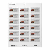 Leuke Gravel Dump Truck Etiket (Full Sheet)