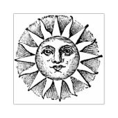 Leuke gravure zon rubberstempel (Afrduk)
