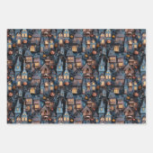 Leuke Griezeld Huis Halloween Inpakpapier Vel (Voorkant)