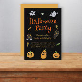 Leuke griezelige Halloween-feest uitnodiging