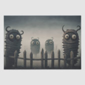 Leuke, griezelige monsters tissuepapier (Voorkant)