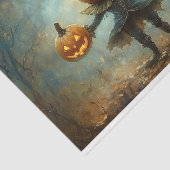 Leuke Griezelige Pompoen Hoofd Persoon AB3 Découpa Tissuepapier (Detail)