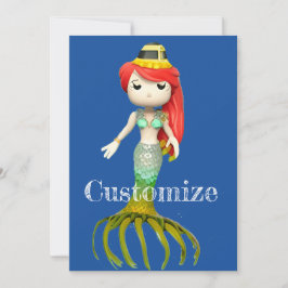 Leuke griezelige zeemeermin heks Thunder_Cove Kaart