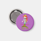 Leuke griezelige zeemeermin heks Thunder_Cove Magneet (Voorkant / Achterkant)