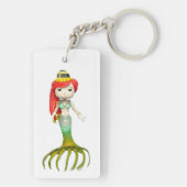 Leuke griezelige zeemeermin heks Thunder_Cove Sleutelhanger (achterkant)
