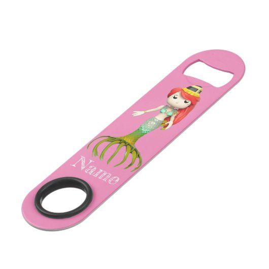 Leuke griezelige zeemeermin heks Thunder_Cove Speed Flessenopener (Voorkant Gekanteld)