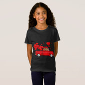 Leuke Griffon Brussels Riding Rode Vrachtwagen Lie T-shirt (Voorkant volledig)