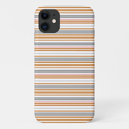 Leuke grijs bruine strepen Case-Mate iPhone case (Achterkant)