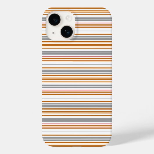 Leuke grijs bruine strepen Case-Mate iPhone case (Achterkant)