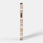 Leuke grijs bruine strepen iPhone hoesje (Rechterkant)