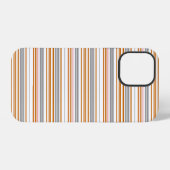 Leuke grijs bruine strepen iPhone hoesje (Achterkant horizontaal)