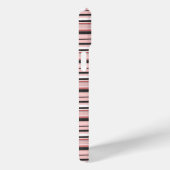 Leuke grijze roze strepen Case-Mate iPhone case (Achterkant / Rechts)