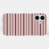 Leuke grijze roze strepen Case-Mate iPhone case (Achterkant (horizontaal))
