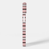 Leuke grijze roze strepen Case-Mate iPhone case (Achterkant / Rechts)