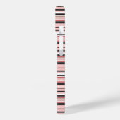 Leuke grijze roze strepen Case-Mate iPhone case (Achterkant / Links)