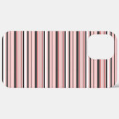 Leuke grijze roze strepen Case-Mate iPhone case (Achterkant (horizontaal))