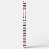 Leuke grijze roze strepen Case-Mate iPhone case (Achterkant / Links)