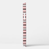 Leuke grijze roze strepen Case-Mate iPhone case (Achterkant / Rechts)