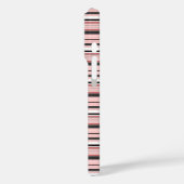 Leuke grijze roze strepen Case-Mate iPhone case (Achterkant / Links)