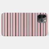 Leuke grijze roze strepen Case-Mate iPhone case (Achterkant (horizontaal))