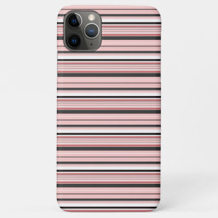 Leuke grijze roze strepen Case-Mate iPhone case