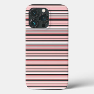 Leuke grijze roze strepen Case-Mate iPhone case