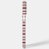Leuke grijze roze strepen Case-Mate iPhone case (Achterkant / Rechts)