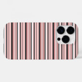 Leuke grijze roze strepen Case-Mate iPhone case (Achterkant (horizontaal))