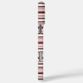 Leuke grijze roze strepen Case-Mate iPhone case (Achterkant / Rechts)
