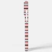 Leuke grijze roze strepen Case-Mate iPhone case (Achterkant / Links)