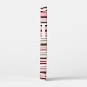 Leuke grijze roze strepen Case-Mate iPhone case (Achterkant / Rechts)