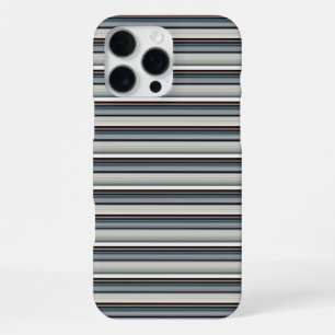 Leuke grijze witte strepen iPhone 16 pro max hoesje