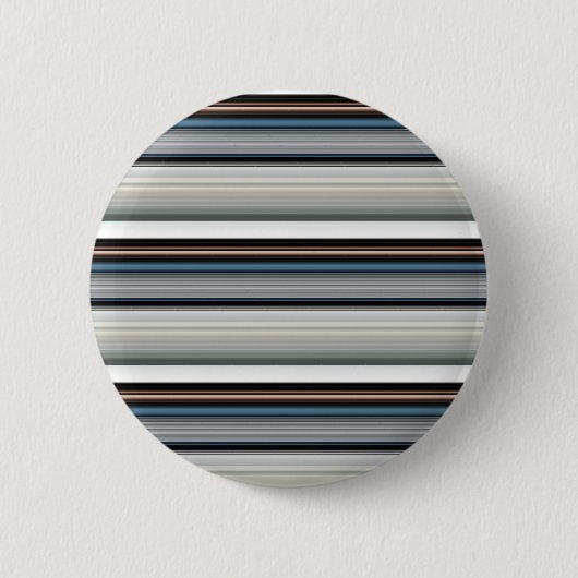Leuke grijze witte strepen ronde button 5,7 cm (Voorkant)