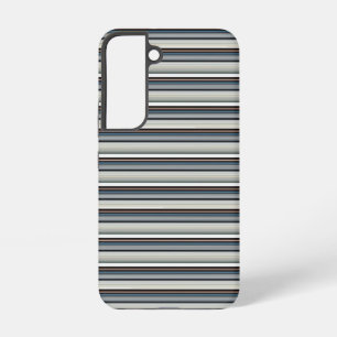 Leuke grijze witte strepen samsung galaxy hoesje