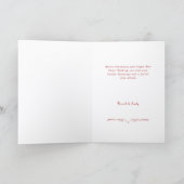 Leuke Grille Kerst Rode Doodle Fotolijst Feestdagen Kaart (Binnen)