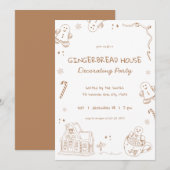 Leuke Grillenhuisjes Sieraden Feestje Kaart (Voorkant / Achterkant)